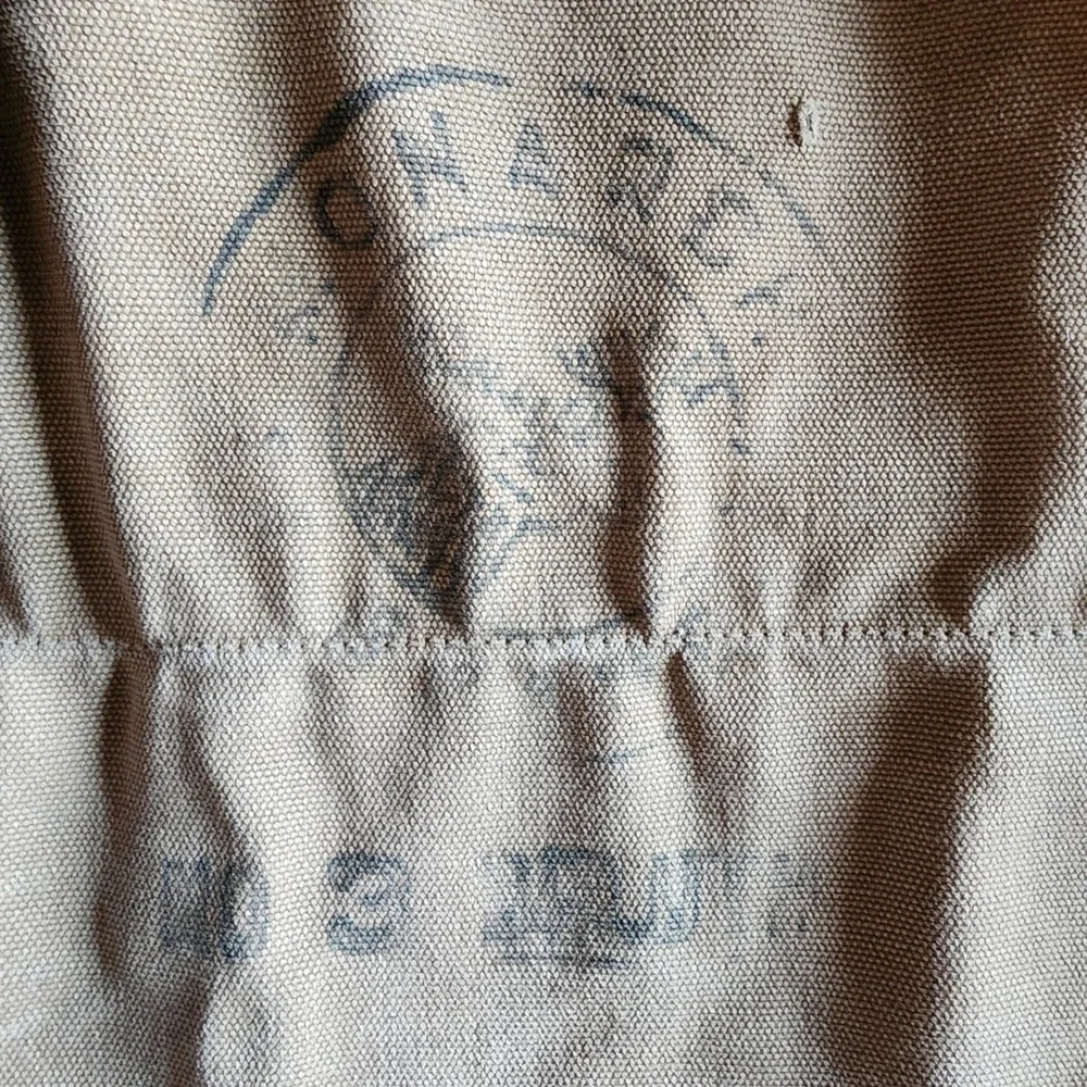 Duluth Monarch 3 Tan VTG 60's Canvas Leather Rucksack Backpack Military Gear Bag